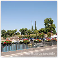 Zentrum von Peschiera Peschiera, Gardasee